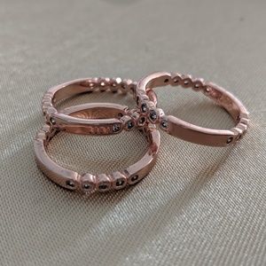 Kate Spade stacking rings